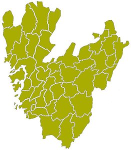 Karta Västra Götaland